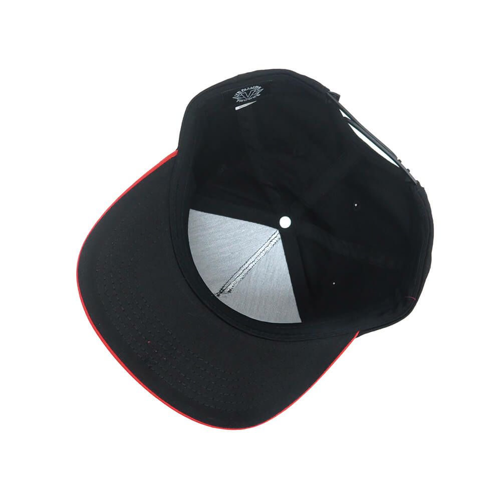 VENTURE CAP ベンチャー キャップ BASIC '92 SNAPBACK BLACK/RED スケートボード スケボー 3