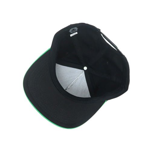 VENTURE CAP ベンチャー キャップ BASIC '92 SNAPBACK BLACK/GREEN スケートボード スケボー 3