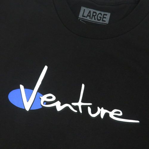 VENTURE T-SHIRT ベンチャー Tシャツ VENTURE 90S BLACK/WHITE スケートボード スケボー 1