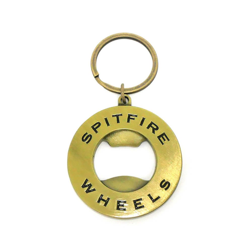 SPITFIRE KEYHOLDER スピットファイヤー キーホルダー CLASSIC SWIRL BOTTLE OPENER KEYCHAIN スケートボード スケボー　4