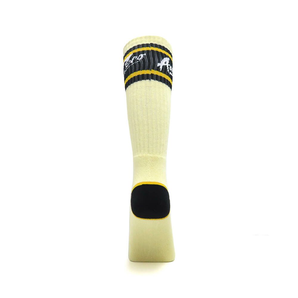 ANTIHERO SOCKS アンチヒーロー ソックス 靴下 SCRATCH CREAM/YELLOW/BLACK スケートボード スケボー 2