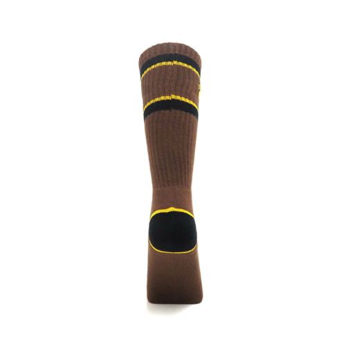 ANTIHERO SOCKS アンチヒーロー ソックス 靴下 BASIC PIGEON EMB BROWN/YELLOW/BLACK スケートボード スケボー 2