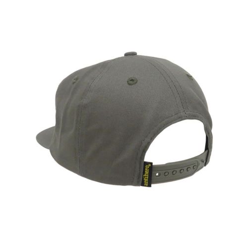 ANTIHERO CAP アンチヒーロー キャップ HECHO POR SKATE SNAPBACK GREY スケートボード スケボー 2
