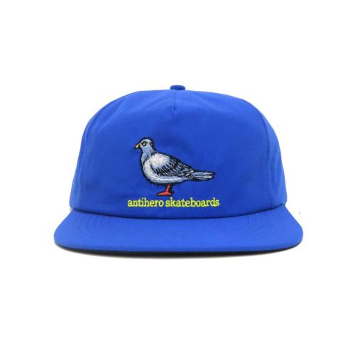 ANTIHERO CAP アンチヒーロー キャップ LIL PIGEON SNAPBACK BLUE/YELLOW スケートボード スケボー 1