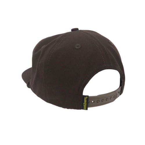 ANTIHERO CAP アンチヒーロー キャップ LIL PIGEON SNAPBACK DARK BROWN/YELLOW スケートボード スケボー 2
