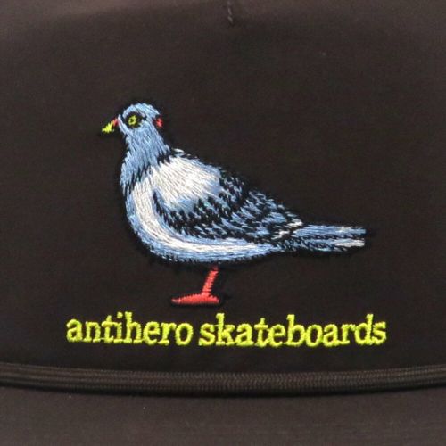 ANTIHERO CAP アンチヒーロー キャップ LIL PIGEON SNAPBACK DARK BROWN/YELLOW スケートボード スケボー 4