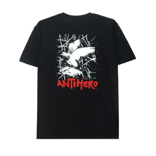 ANTIHERO T-SHIRT アンチヒーロー Tシャツ REPOSSESSED BLACK スケートボード スケボー 