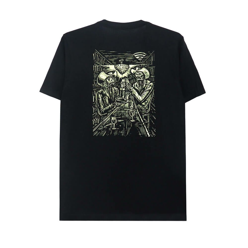 ANTIHERO T-SHIRT アンチヒーロー Tシャツ ABSENTES BLACK スケートボード スケボー 