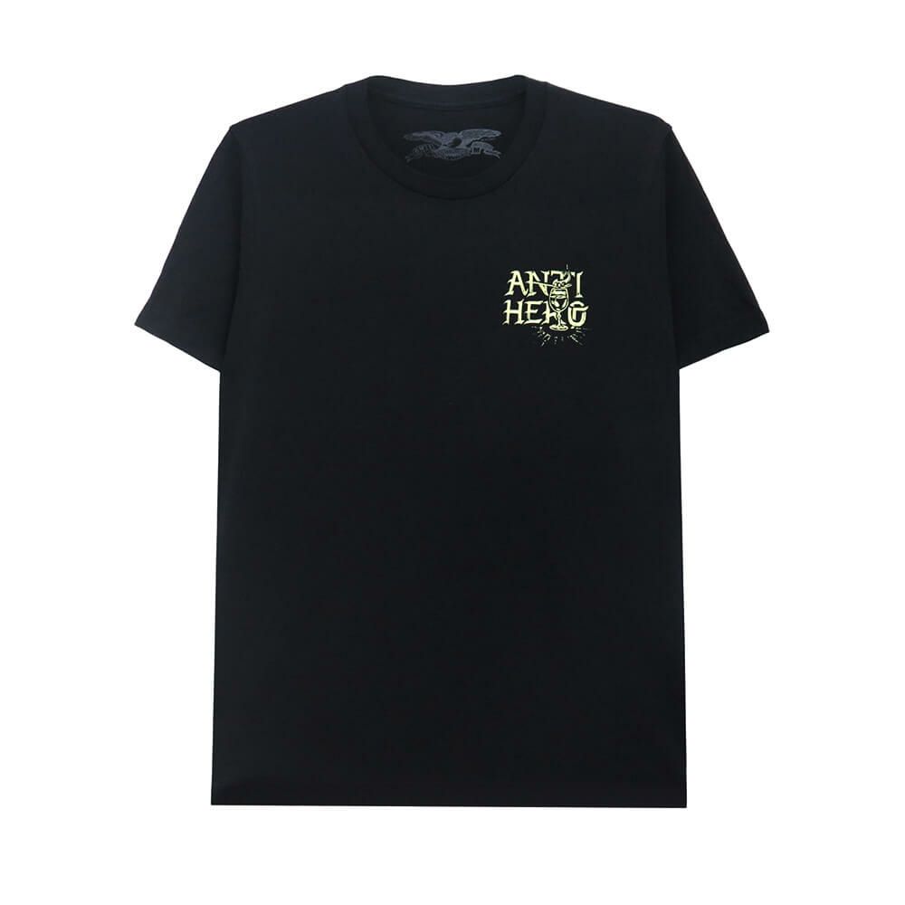 ANTIHERO T-SHIRT アンチヒーロー Tシャツ ABSENTES BLACK スケートボード スケボー 1