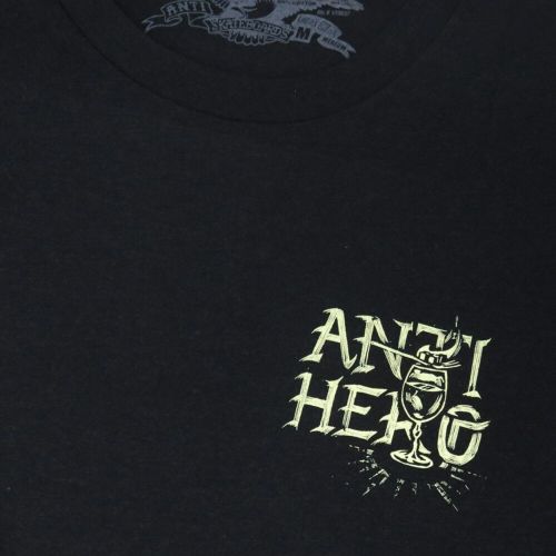 ANTIHERO T-SHIRT アンチヒーロー Tシャツ ABSENTES BLACK スケートボード スケボー 2