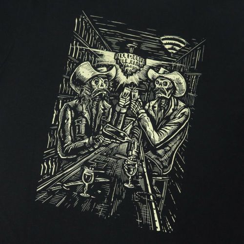 ANTIHERO T-SHIRT アンチヒーロー Tシャツ ABSENTES BLACK スケートボード スケボー 3