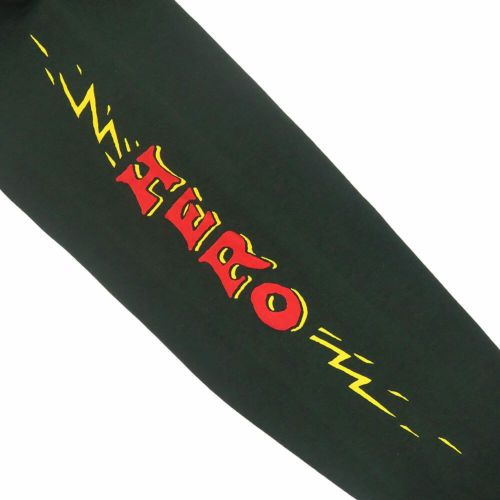ANTIHERO LONG SLEEVE アンチヒーロー ロングスリーブTシャツ SUPER POWER 18 FOREST GREEN スケートボード スケボー 3