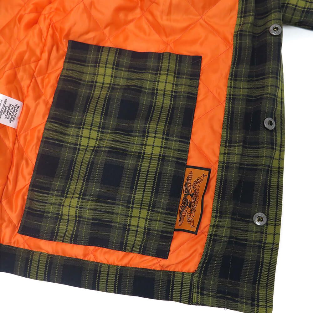 ANTIHERO JACKET アンチヒーロー ジャケット HECHO POR SKATE PLAID スケートボード スケボー 5