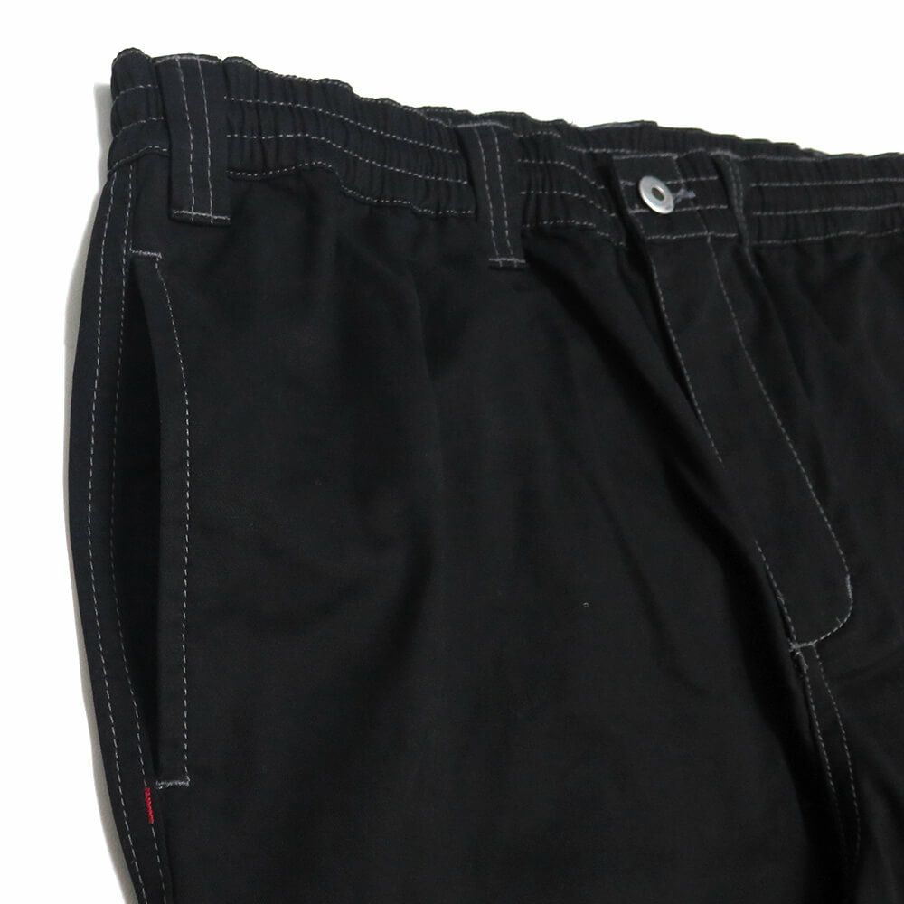 THEORIES PANTS セオリーズ パンツ ジーンズ STAMP LOUNGE CONTRAST STITCH BLACK スケートボード スケボー 1