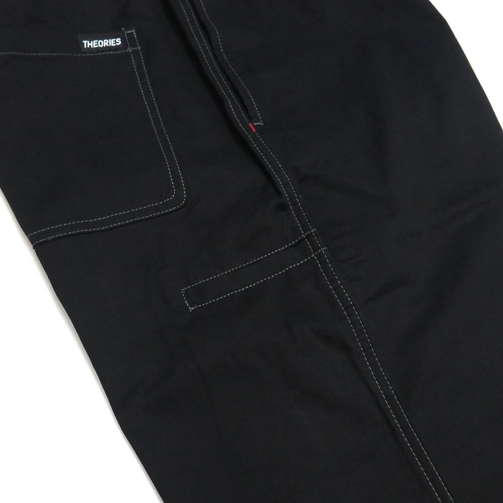 THEORIES PANTS セオリーズ パンツ ジーンズ STAMP LOUNGE CONTRAST STITCH BLACK スケートボード スケボー 6