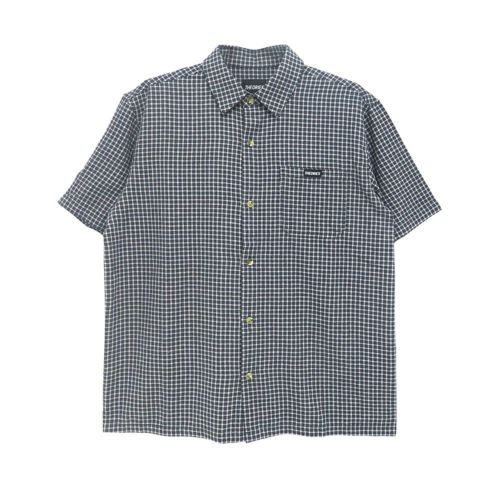 THEORIES SHORT SLEEVE SHIRTS セオリーズ 半袖シャツ AVIGNON FLANNEL BUTTON UP SEA スケートボード スケボー 