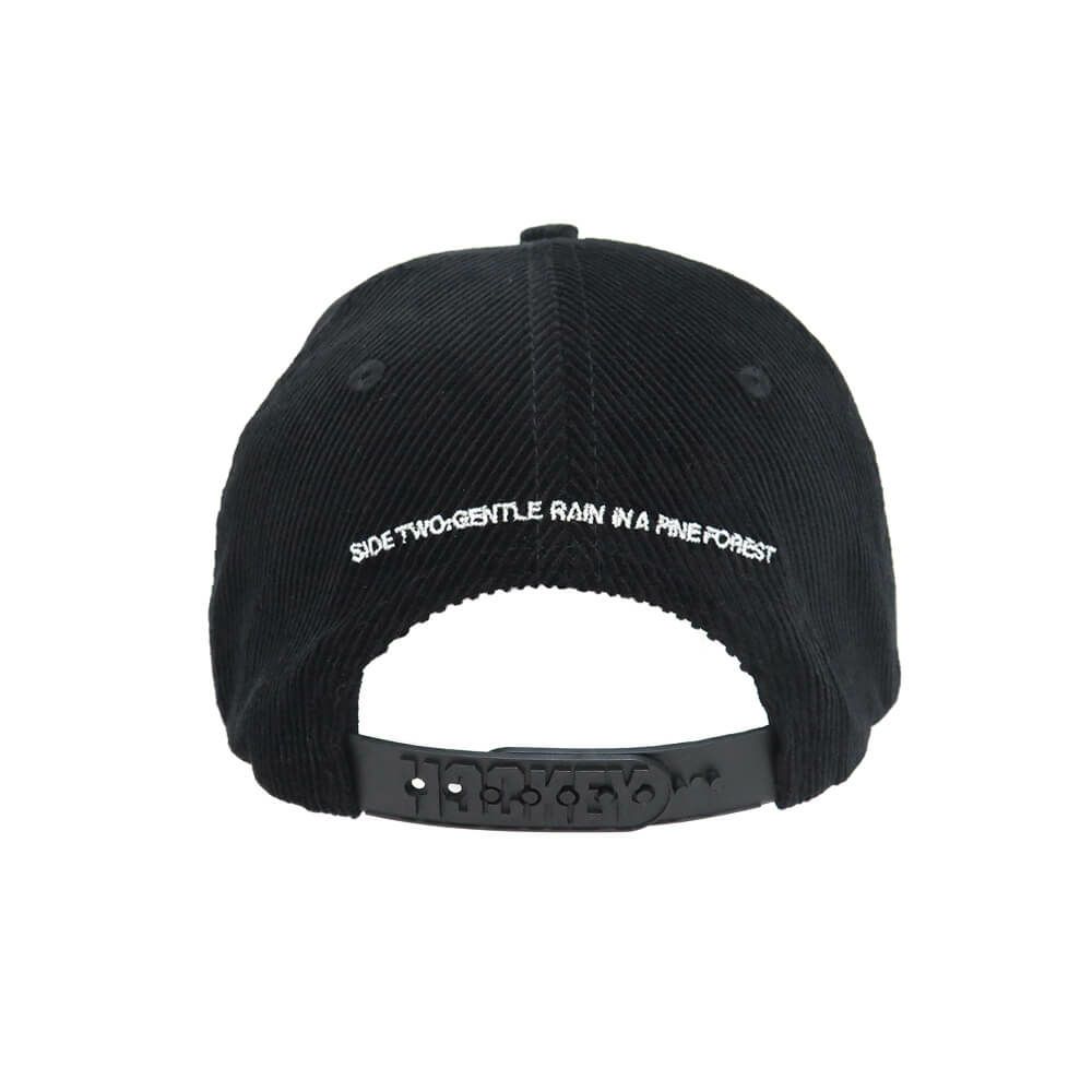 HOCKEY CAP ホッケー キャップ SIDE ONE CORDUROY SNAPBACK BLACK スケートボード スケボー 3