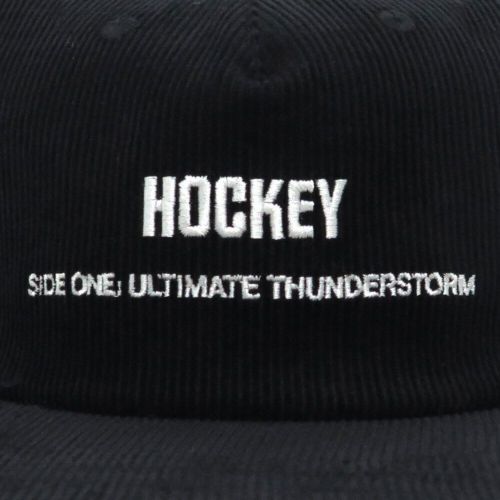 HOCKEY CAP ホッケー キャップ SIDE ONE CORDUROY SNAPBACK BLACK スケートボード スケボー 6