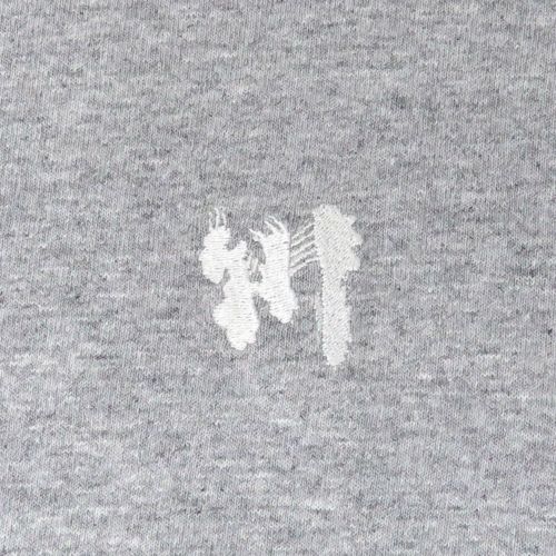 KAWA LONG SLEEVE 川 ロングスリーブTシャツ 川 LOGO 1 POINT GREY/WHITE スケートボード スケボー 1