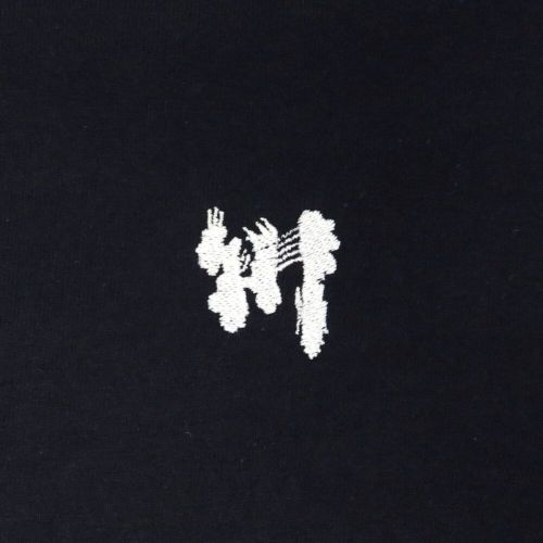 KAWA LONG SLEEVE 川 ロングスリーブTシャツ 川 LOGO 1 POINT BLACK/WHITE スケートボード スケボー 1