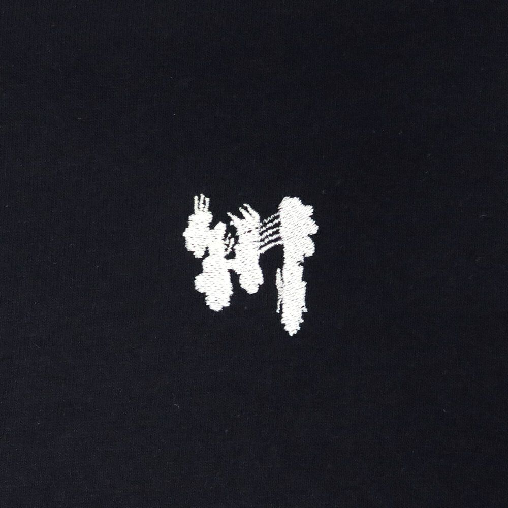 KAWA LONG SLEEVE 川 ロングスリーブTシャツ 川 LOGO 1 POINT BLACK/WHITE スケートボード スケボー 1