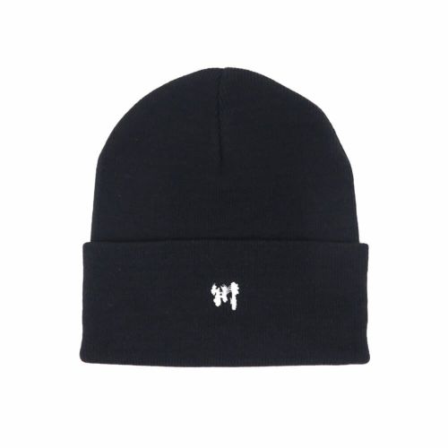 KAWA KNITCAP 川 ニットキャップ 川 BEANIE BLACK スケートボード スケボー 