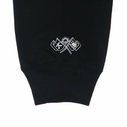 CHAOS FISHING CLUB LONG SLEEVE カオスフィッシングクラブ ロングスリーブTシャツ OSAKANA KUN BLACK スケートボード スケボー 2