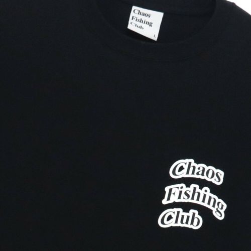 CHAOS FISHING CLUB LONG SLEEVE カオスフィッシングクラブ ロングスリーブTシャツ ARCH LOGO BLACK スケートボード スケボー 2