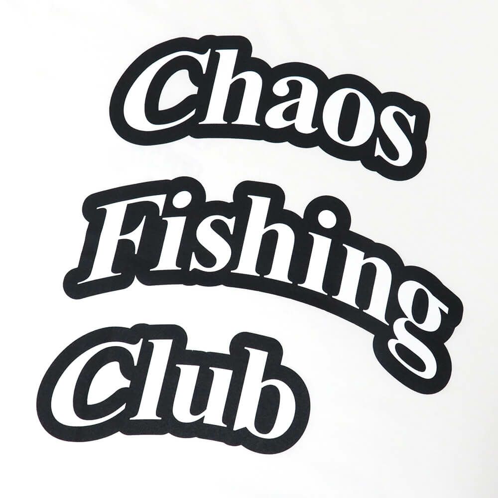 CHAOS FISHING CLUB LONG SLEEVE カオスフィッシングクラブ ロングスリーブTシャツ ARCH LOGO WHITE スケートボード スケボー 3