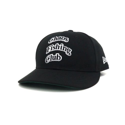 CHAOS FISHING CLUB CAP カオスフィッシングクラブ キャップ ARCH LOGO BLACK スケートボード スケボー 