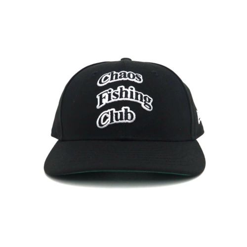 CHAOS FISHING CLUB CAP カオスフィッシングクラブ キャップ ARCH LOGO BLACK スケートボード スケボー 1
