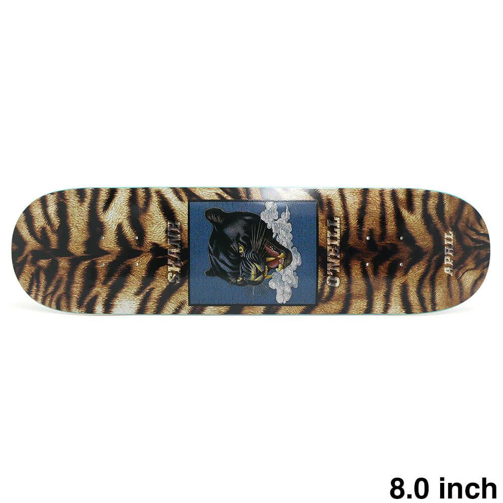 APRIL DECK エイプリル デッキ SHANE O'NEILL LEOPARD 8.0 スケートボード スケボー 1