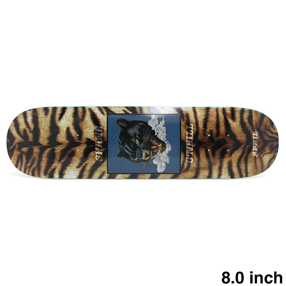 APRIL DECK エイプリル デッキ SHANE O'NEILL LEOPARD 8.0 スケートボード スケボー 1