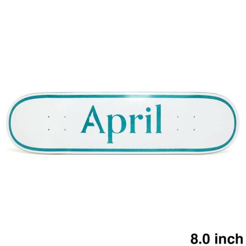 APRIL DECK エイプリル デッキ TEAM OG LOGO BLUE 8.0 スケートボード スケボー 1