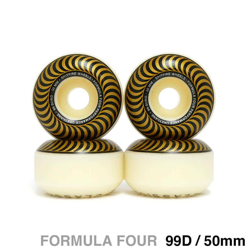 SPITFIRE WHEEL スピットファイヤー ウィール FORMULA FOUR (F4) CLASSIC 99D BRONZE 50mm スケートボード スケボー 1