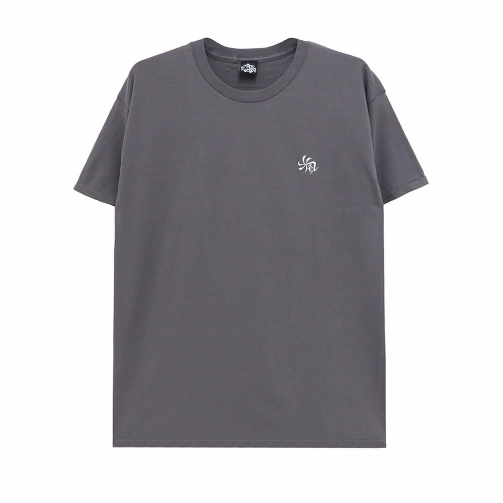  MAN WHO T-SHIRT マンフー Tシャツ 万風車 CHARCOAL スケートボード スケボー 