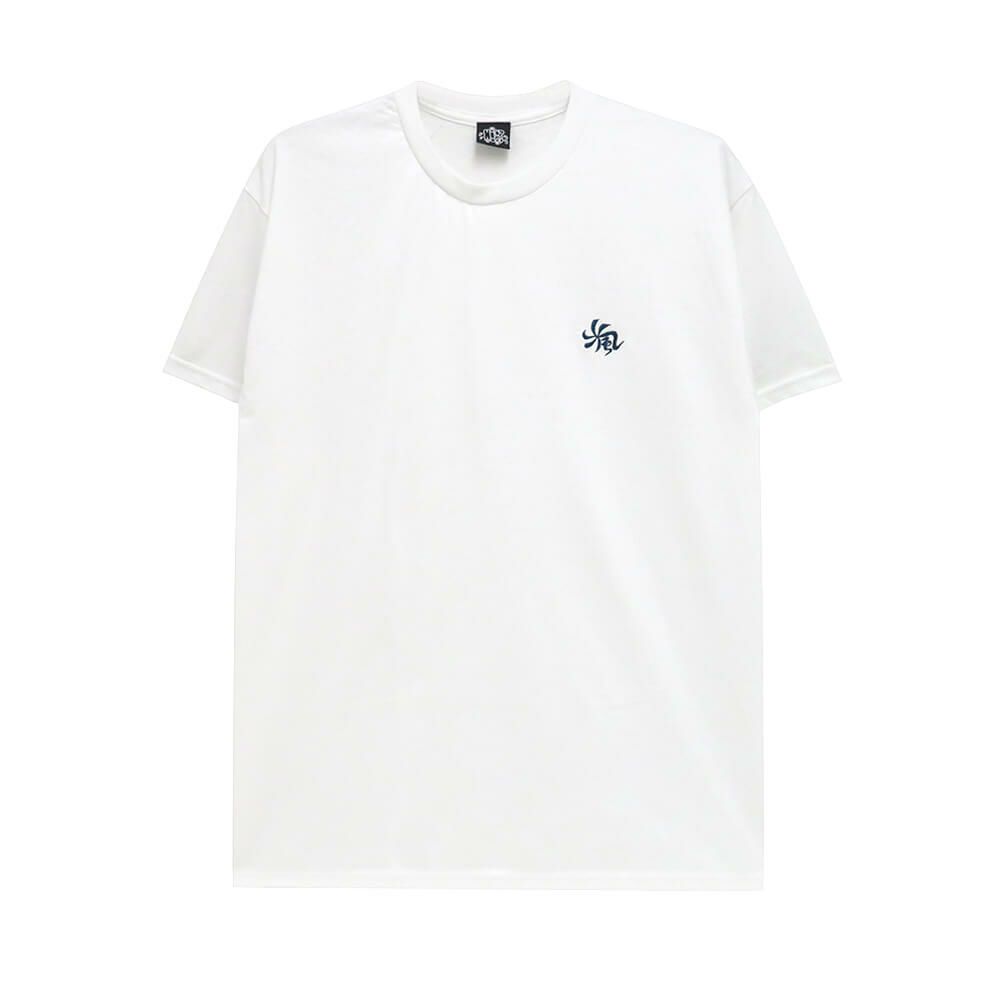 MAN WHO T-SHIRT マンフー Tシャツ 万風車 WHITE スケートボード スケボー 