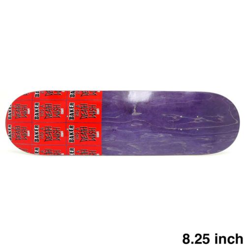 （セール）BAKER DECK ベイカー デッキ TEAM BAKER HAS A DEATHWISH 2 PURPLE STAIN 8.25 スケートボード スケボー 1
