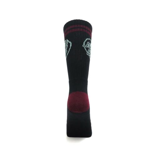 SANTA CRUZ SOCKS サンタクルーズ ソックス 靴下 KICK 2 PACK BLACK/WHITE スケートボード スケボー 2