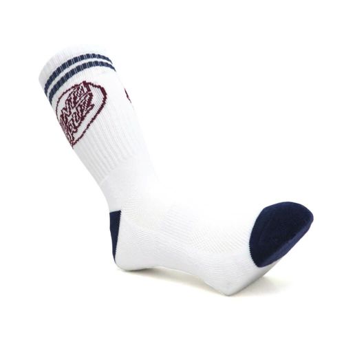 SANTA CRUZ SOCKS サンタクルーズ ソックス 靴下 KICK 2 PACK BLACK/WHITE スケートボード スケボー 5