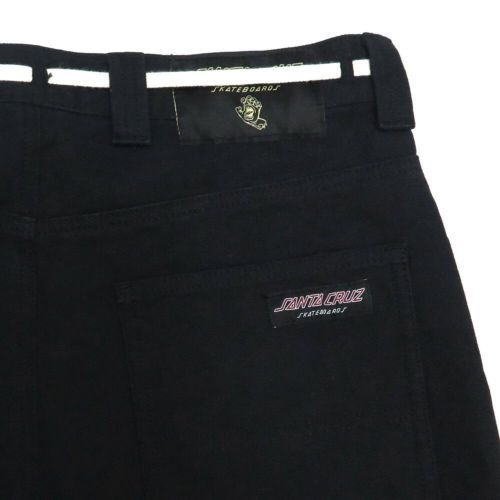 SANTA CRUZ PANTS サンタクルーズ パンツ ジーンズ 5 POCKET DUCK BLACK スケートボード スケボー 4