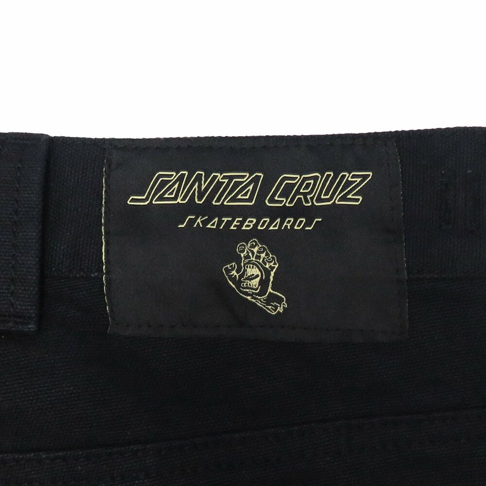 SANTA CRUZ PANTS サンタクルーズ パンツ ジーンズ 5 POCKET DUCK BLACK スケートボード スケボー 8