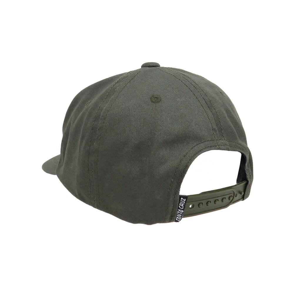  SANTA CRUZ CAP サンタクルーズ キャップ STRIP OUTLINE 5 PANEL SNAPBACK GREY スケートボード スケボー 2