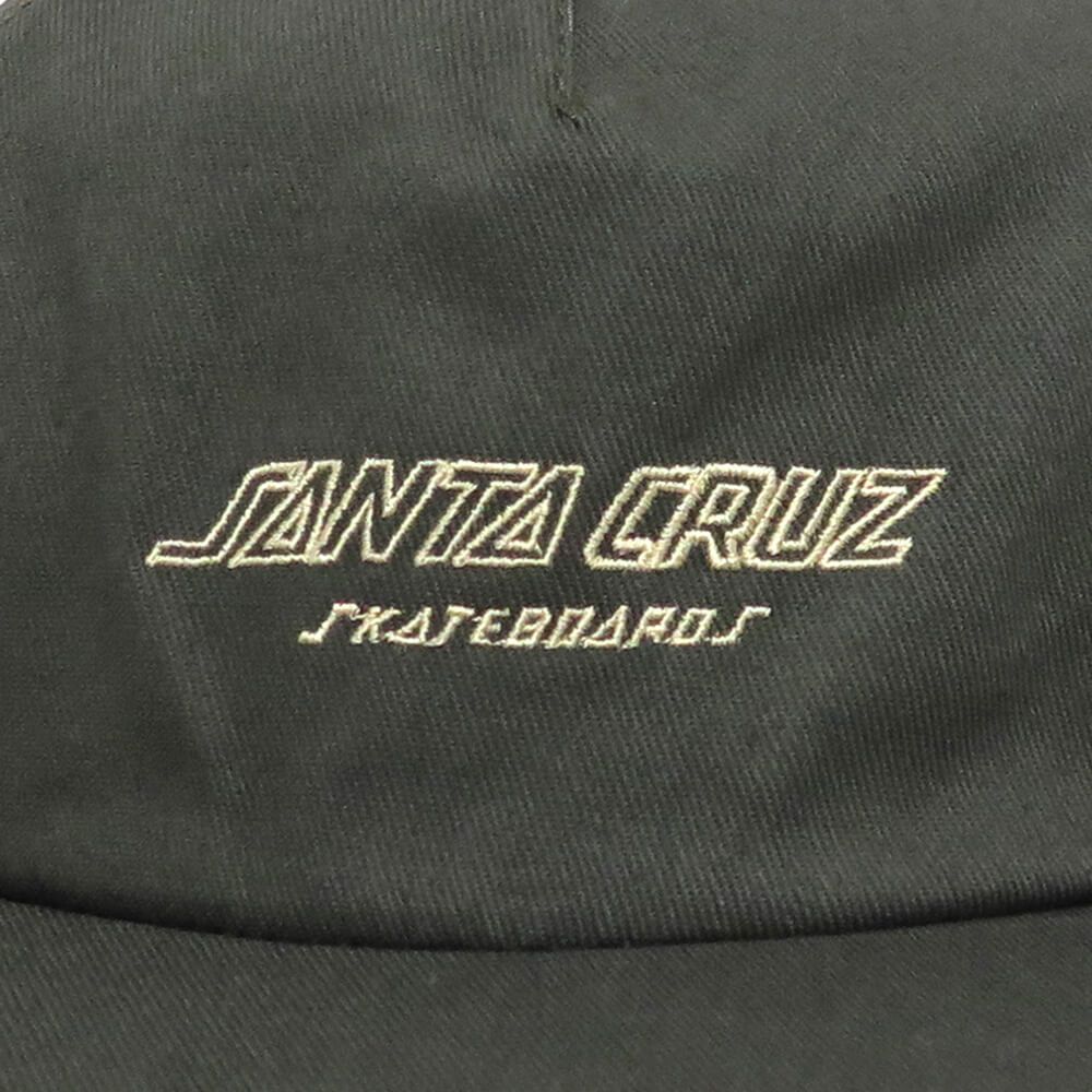  SANTA CRUZ CAP サンタクルーズ キャップ STRIP OUTLINE 5 PANEL SNAPBACK GREY スケートボード スケボー 4