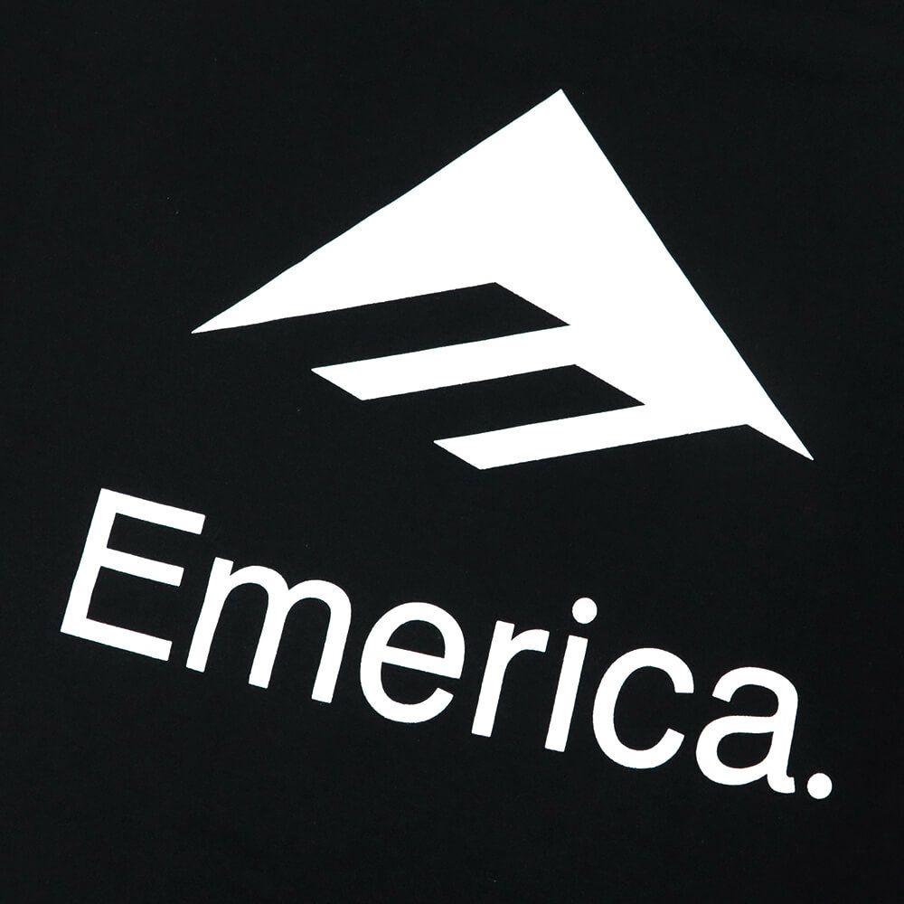 EMERICA T-SHIRT エメリカ Tシャツ LOCKUP BLACK スケートボード スケボー 3