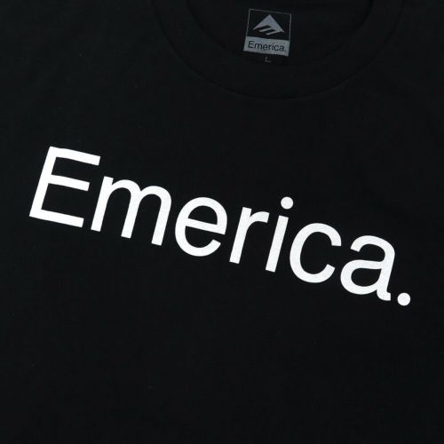 EMERICA T-SHIRT エメリカ Tシャツ PURE BLACK スケートボード スケボー 1