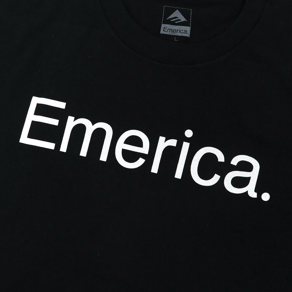EMERICA T-SHIRT エメリカ Tシャツ PURE BLACK スケートボード スケボー 1