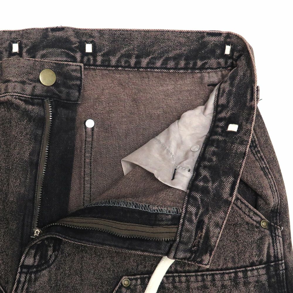 SANTA CRUZ JEANS サンタクルーズ パンツ ジーンズ DOUBLE KNEE CARPENTER DENIM BROWN WASH スケートボード スケボー 3