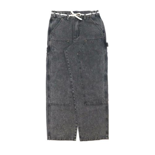 SANTA CRUZ JEANS サンタクルーズ パンツ ジーンズ DOUBLE KNEE CARPENTER DENIM BLACK WASH スケートボード スケボー 