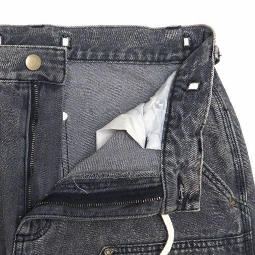 SANTA CRUZ JEANS サンタクルーズ パンツ ジーンズ DOUBLE KNEE CARPENTER DENIM BLACK WASH スケートボード スケボー 3